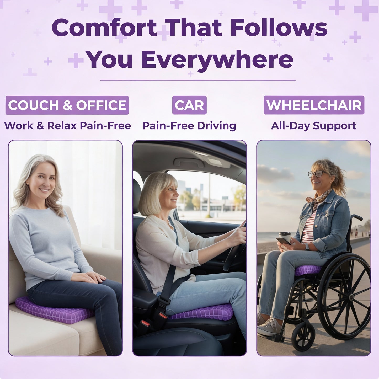 GelAir™ Comfort Seat Cushion